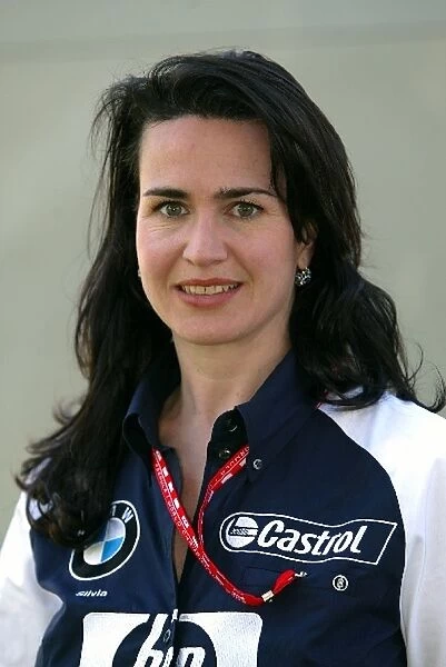 Formula One World Championship: Silvia Hoffer, Williams Press Officer