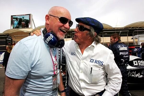 Formula One World Championship: Sir Tom Hunter Founding partner of West Coast Capital with Sir Jackie Stewart