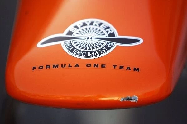 Formula One World Championship: Spyker F8-VII chipped front wing