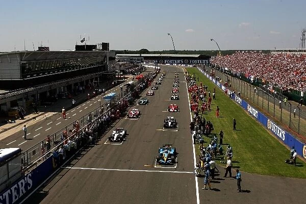 Formula One World Championship: The start of the parade lap