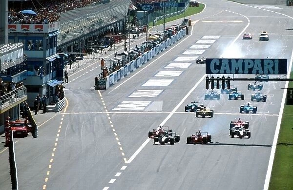 Formula One World Championship: The start of the race: Formula One World Championship, Rd 14, Italian Grand Prix, Monza, Italy, 13 September 1998