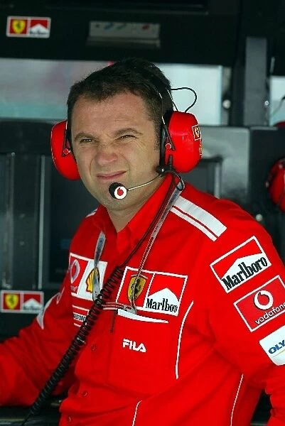 Formula One World Championship: Stefano Domenicali Ferrari Director of F1 Racing Activities
