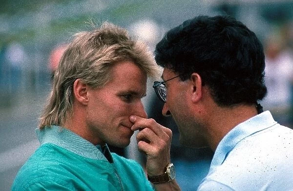 Formula One World Championship: Stephan Johansson and Eddie Jordan