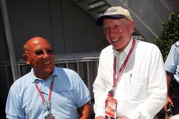 Formula One World Championship: Stirling Moss with John Surtees