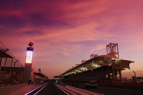Formula One World Championship: Sun sets over the circuit
