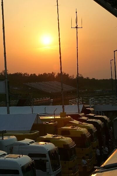 Formula One World Championship: Sunset over the circuit