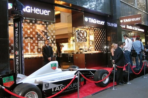 Formula One World Championship: The TAG Heuer flagship boutique in Melbourne