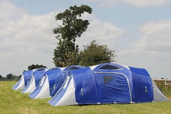 Formula One World Championship: Tents in a campsite