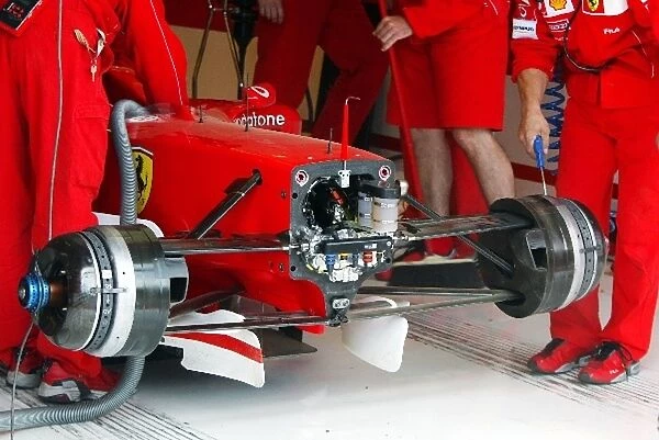 Formula One World Championship: The front of the Ferrari F2004