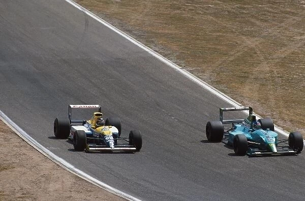 Formula One World Championship: Thierry Boutsen, Williams, and Ivan Capelli, Leyton House