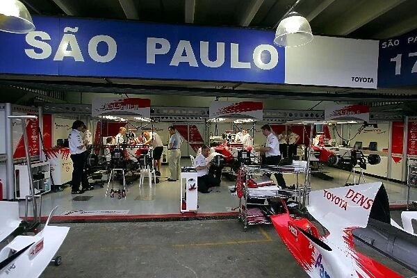 Formula One World Championship: The Toyota garage