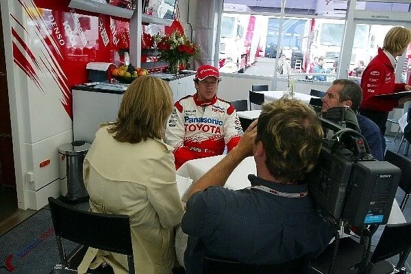 Formula One World Championship: Toyota have the ITV film crew with them for the weekend