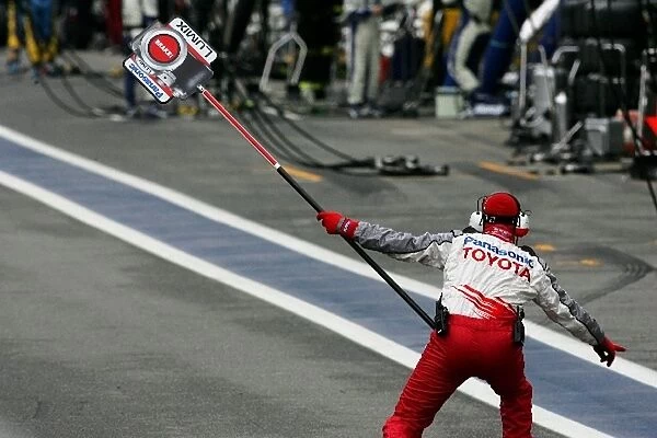 Formula One World Championship: Toyota makes a pit stop