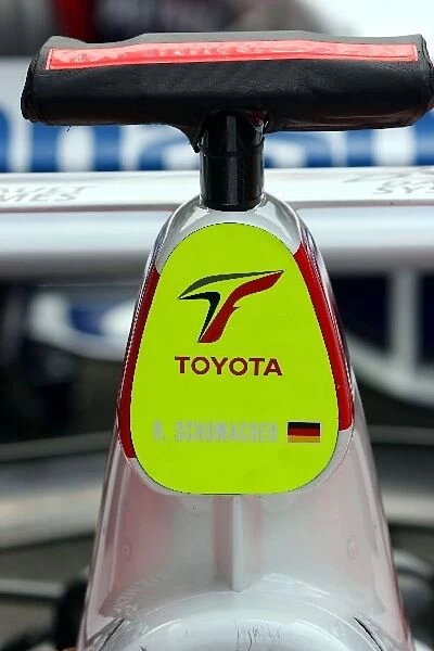 Formula One World Championship: Toyota TF105 airbox detail