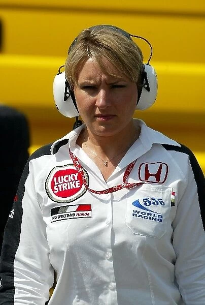 Formula One World Championship: Tracy Novak BAR Press Officer