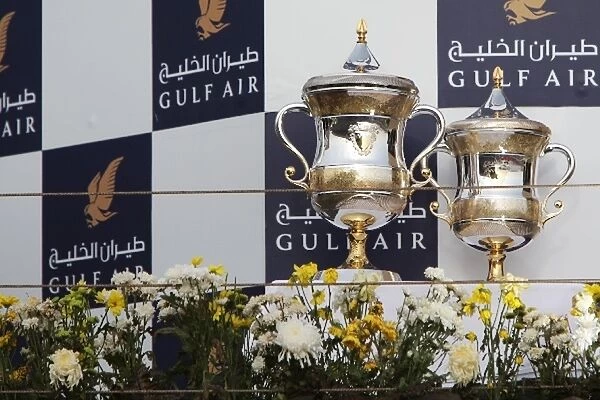 Formula One World Championship: Trophies on the podium