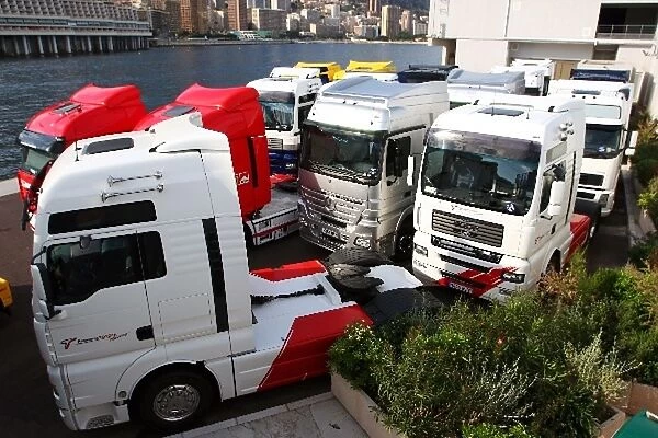 Formula One World Championship: Trucks in the harbour
