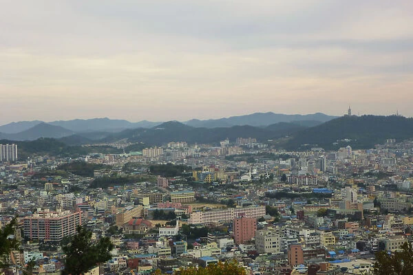 Formula One World Championship: A view of Mokpo city from Yudalsan Mountain