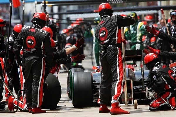 Formula One World Championship: Virgin Racing makes a pit stop