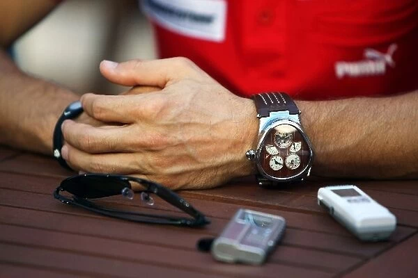 Formula One World Championship: Watch worn by Giancarlo Fisichella Ferrari