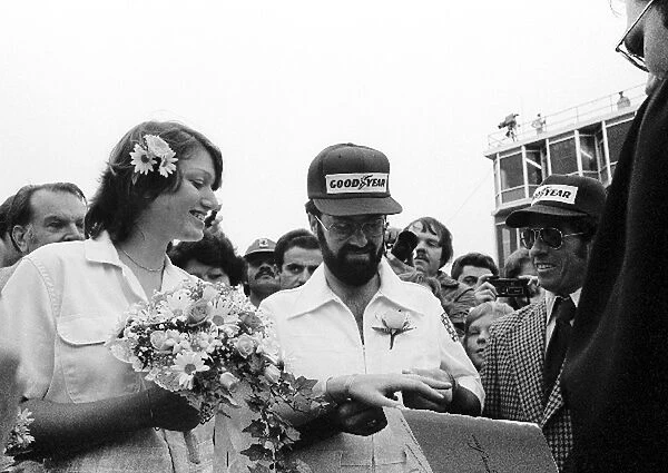 Formula One World Championship: There was a wedding ceremony on the start  /  finish line on race day morning