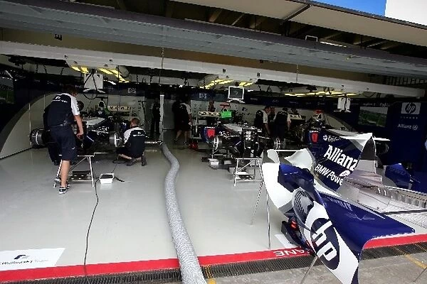 Formula One World Championship: The Williams garage