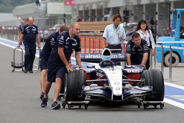 Formula One World Championship: Williams in the pitlane