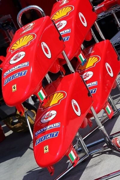 Formula One World Championship: Front wings for the Ferrari F2004