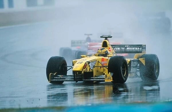 Formula One World Championship: Winner Heinz-Harald Frentzen Jordan Mugen Honda 199