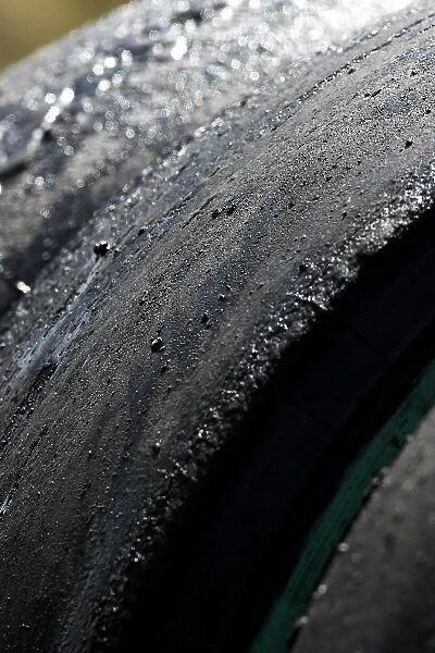 Formula One World Championship: Worn Bridgestone tyre