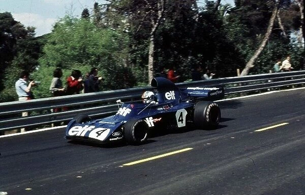 Francois Cevert, Tyrrell 006-Ford (2nd place) Spanish Grand Prix, Montjuich, 29th April 1973 World LAT Photographic Ref: 73 ESP 52