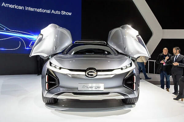 GAC Enverge concept debuts at the 2018 North American International Auto Show in Detroit