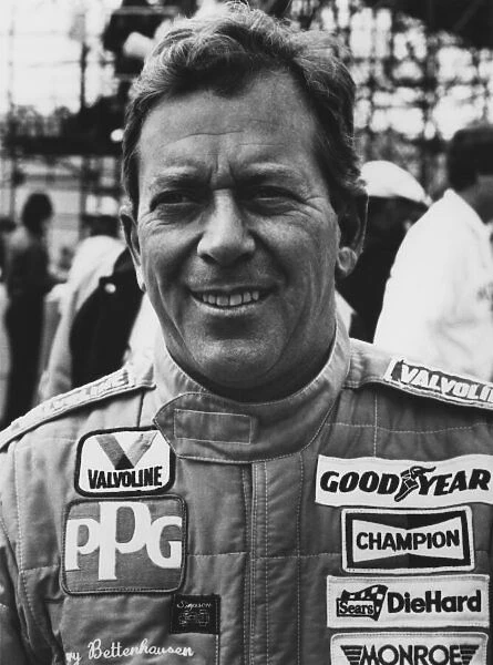 gbett. Gary Bettenhausen drove in 21 Indianapolis 500 races, portrait..