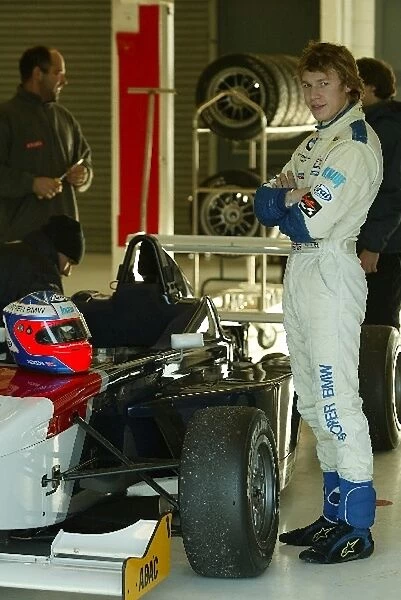 General Testing: Dominik Jackson tests a BMW Formula ADAC car