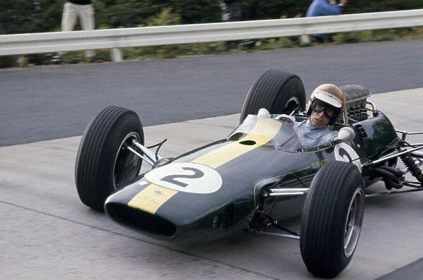 German Grand Prix. Nurburgring, Germany. 30  /  7 - 1  /  8 1965. RD7 Mike Spence, Lotus 33 retired on lap 8. Action. World Copyright: LAT Photographic. Ref: 65_GER-01
