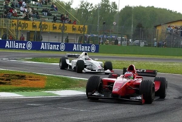 GP2. Gianmaria Bruni (ITA) Coloni.. GP2, Rd 1, Race One, Imola, Italy, 23 April 2005.