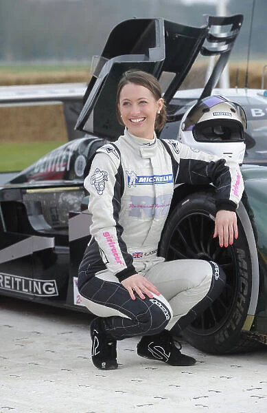 Goodwood Estate, West Sussex.England 20th March 2013 Bentley Speed 8 Rebecca Jackson World Copyright: Jeff Bloxham / LAT Photographic Ref: Digital Image Only