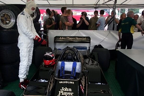 Goodwood Festival of Speed: Leo Mansell prepares to try a Lotus 79 Cosworth