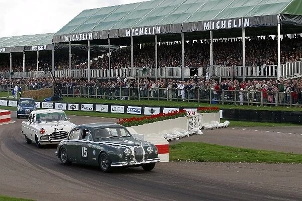 Goodwood Revival 2002: Justin Law  /  Gerry Marshall finished 2nd in the St. Marys Trophy race