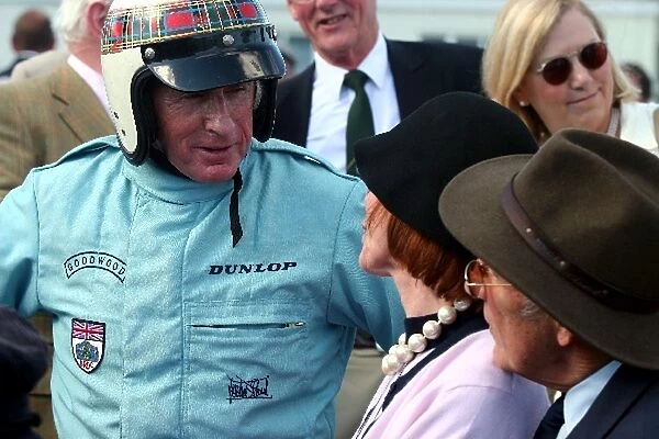 Goodwood Revival: Jackie and Helen Stewart and Stirling Moss