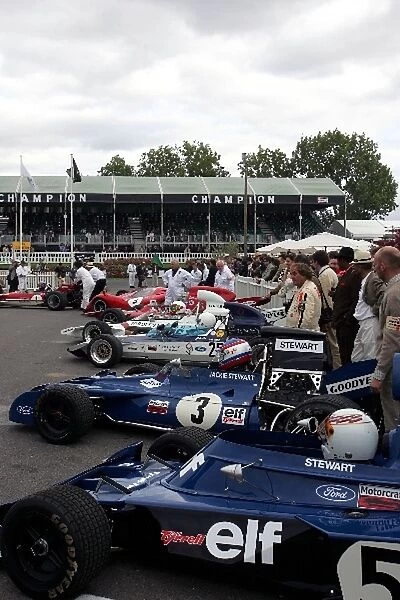 Goodwood Revival Meeting: Cars in the Ford DFV parade