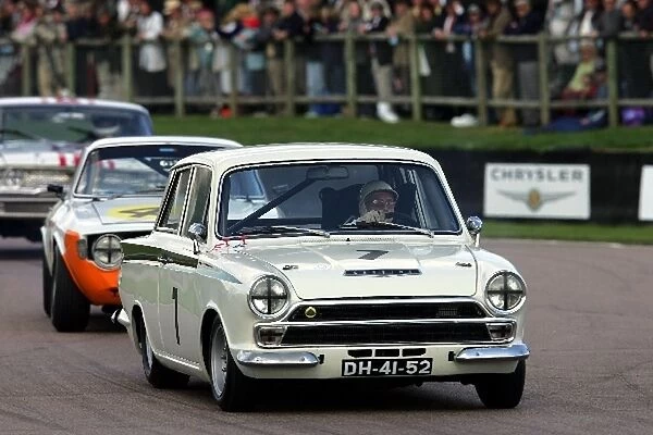 Goodwood Revival: Sir Stirling Moss Ford Lotus Cortina St. Marys Trophy