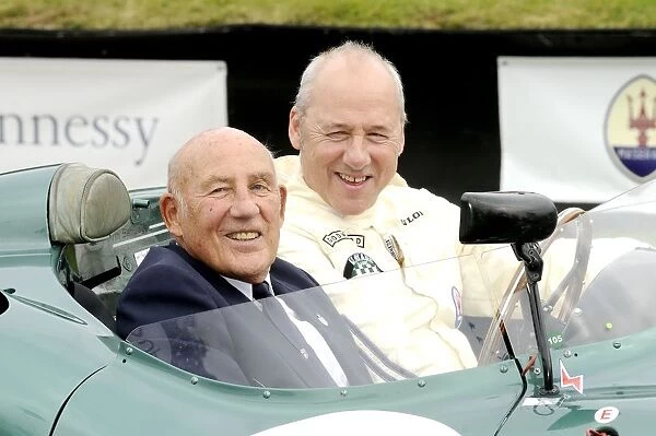 Goodwood Revival: Sir Stirling Moss and Mark Knopfler (GBR