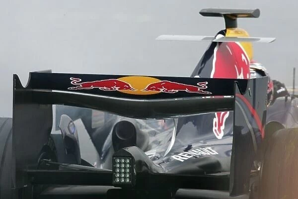 GP Live. The rear wing of Michael Ammermuller (GER) Red Bull Third Driver