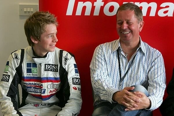 GP Live: Martin Brundle with his son Alex Brundle