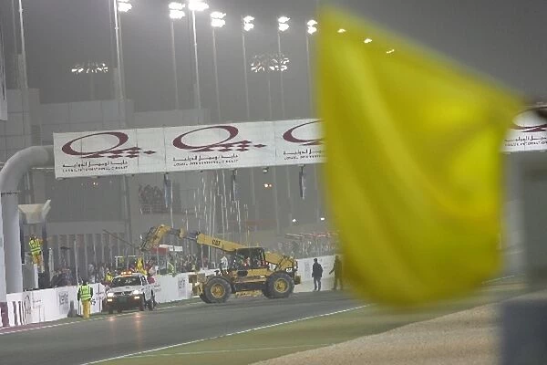 GP2 Asia Series: The circuit is cleared after the startline crash