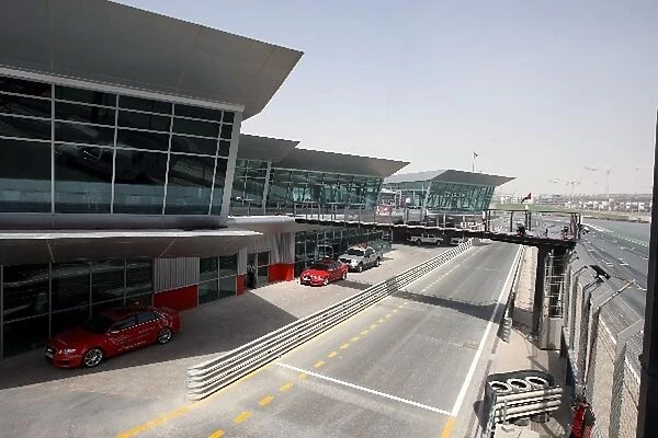 GP2 Asia Series: The Dubai Autodrome pit lane