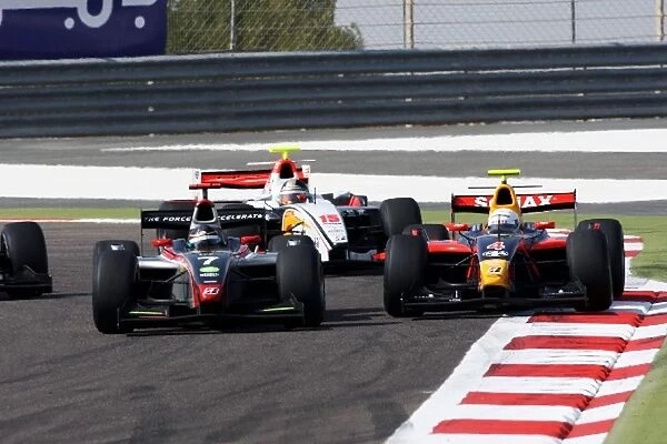 GP2 Asia Series: Jerome D'Ambrosio DAMS and Edoardo Mortara Arden International Motorsport