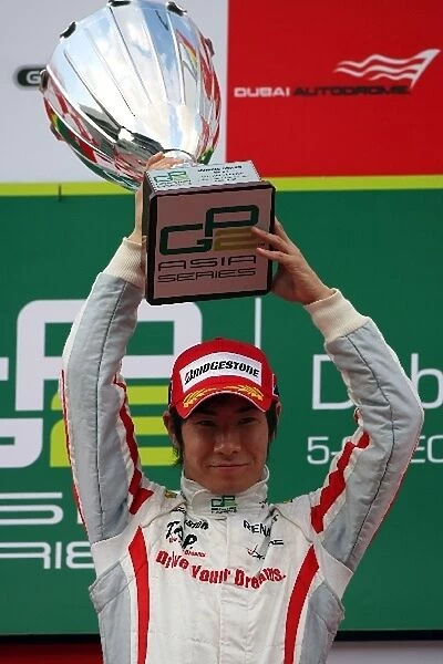 GP2 Asia Series: Kamui Kobayashi DAMS on the podium