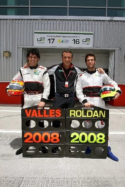 GP2 Asia Series: L-R: Adrian Valles and Roldan Rodriguez FMS International
